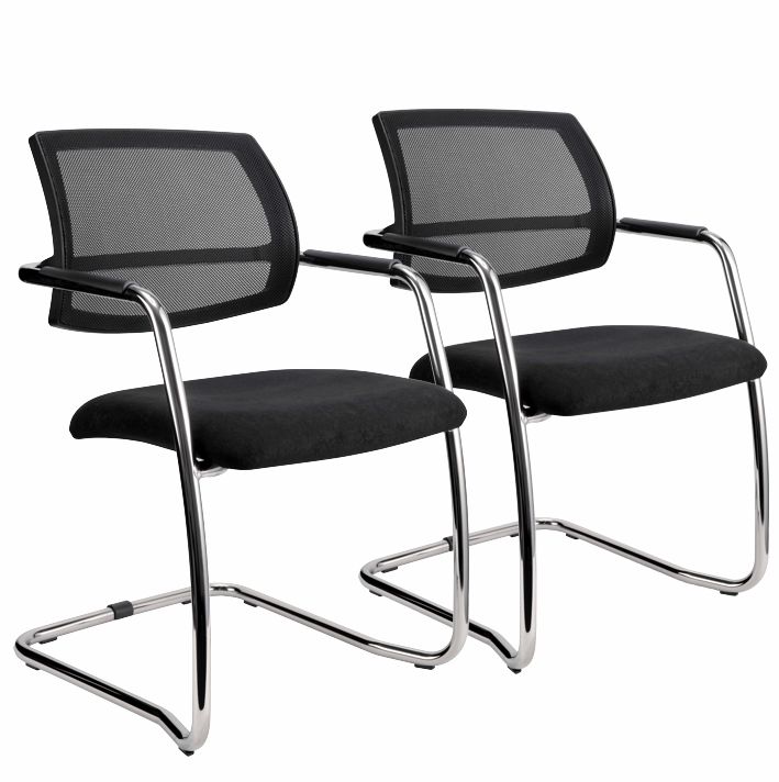 Freischwinger mit Netzrücken 2er Set
